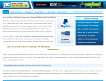 Tablet Screenshot of paypalcasinodeutschland.com